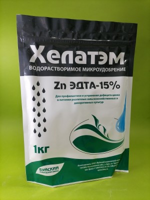 Удобрение Хелатэм ЭДТА Zn 15%  1 кг